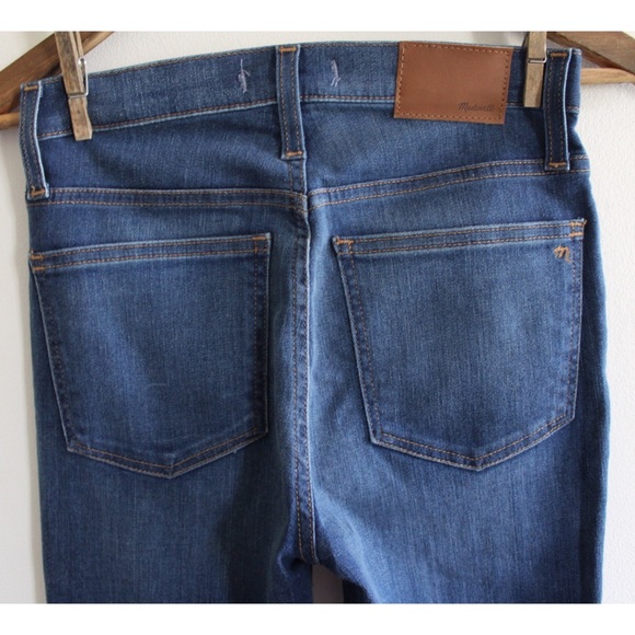 Madewell Cali Demi-Boot Jeans in Marco Wash 25/0 Frayed Raw Hems - Picture 7 of 11